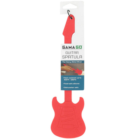 Guitar Small Baking Spatula (Red)