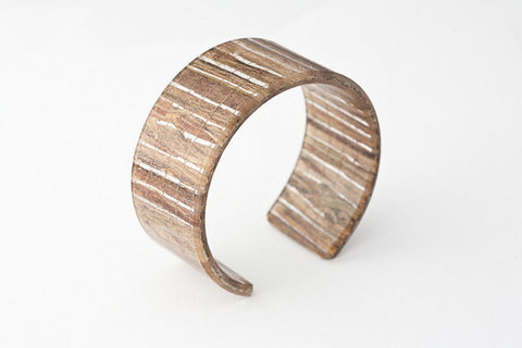 DConstruct Banana Fibre Brown Cuff - Narrow