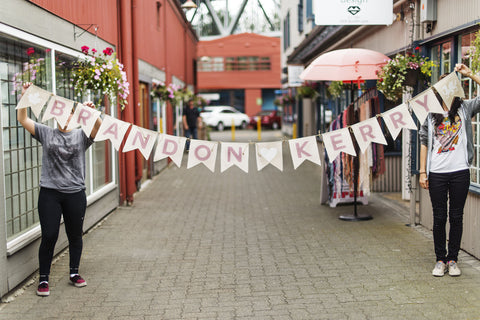 Digitally Printed Wedding Bunting