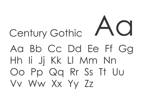 Century Gothic