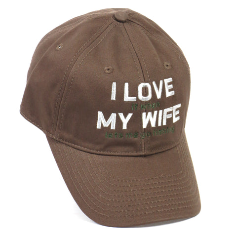 I Love my Wife Cap