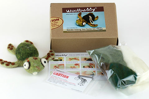 Needle Felting Sea Turtle Kit