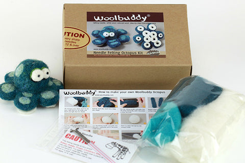 Needle Felting Octopus Kit