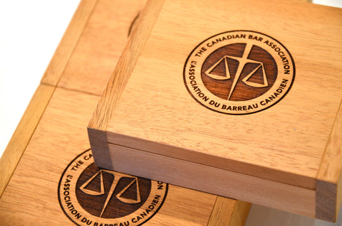 Corporate Gift Laser Engraved Wooden Gift Boxes