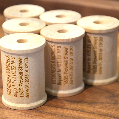 Wooden Thread Spools