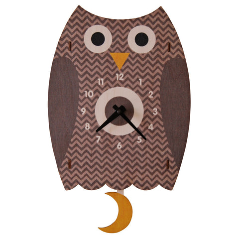 Pendulum Clock Owl