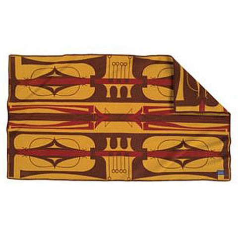 Pendleton ZG718-51190 Parfleche Saddle Blanket - Gold