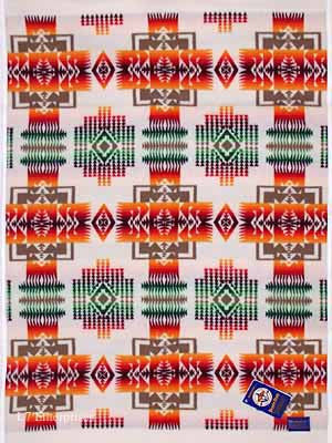 Pendleton ZD411-51106 Chief Joseph Blanket - Ivory