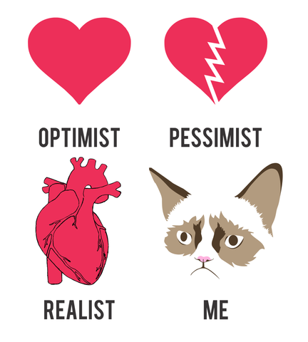 Valentine's Day: Optimist, Pessimist, Realist, Me