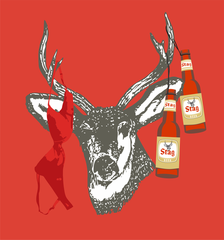 Stag Party:  Stag and Beer
