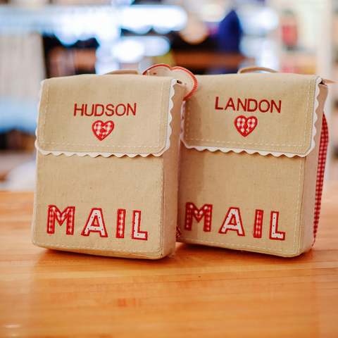 Embroidered Kids Mail Bags