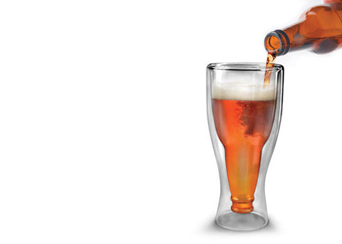 Hopside Down Beer Glass