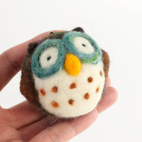 Needle Felting Owl Kit