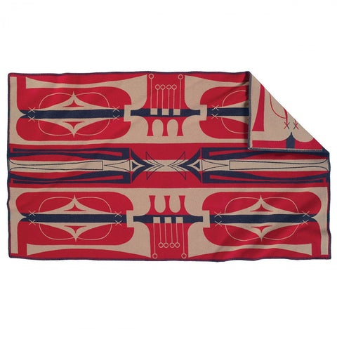 Pendleton ZG718- 51129 Parfleche Saddle Blanket - Scarlet