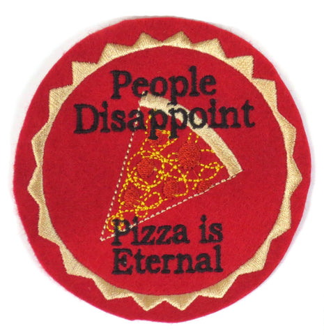 Iron on Patch - Pizza is Eternal