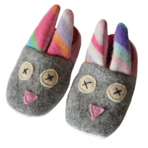 Cate and Levi Baby Animal Slippers - Bunny