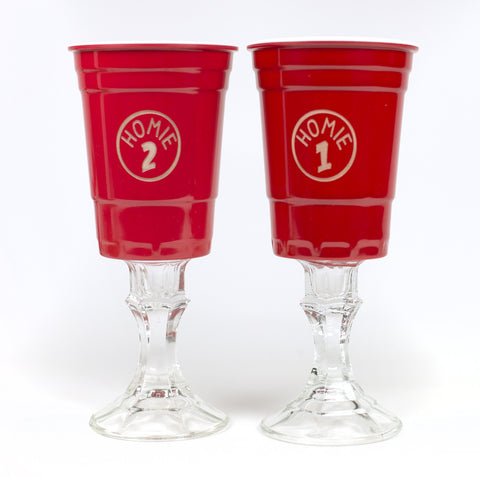 Stag Party Engraved Red Nek Cups