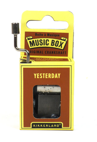 Yesterday Crank Music Box